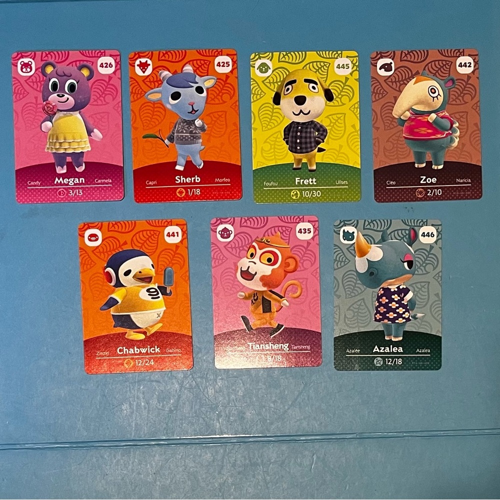 Nintendo - Amiibo - Animal Crossing Card Lot